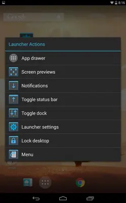 Holo Launcher android App screenshot 3